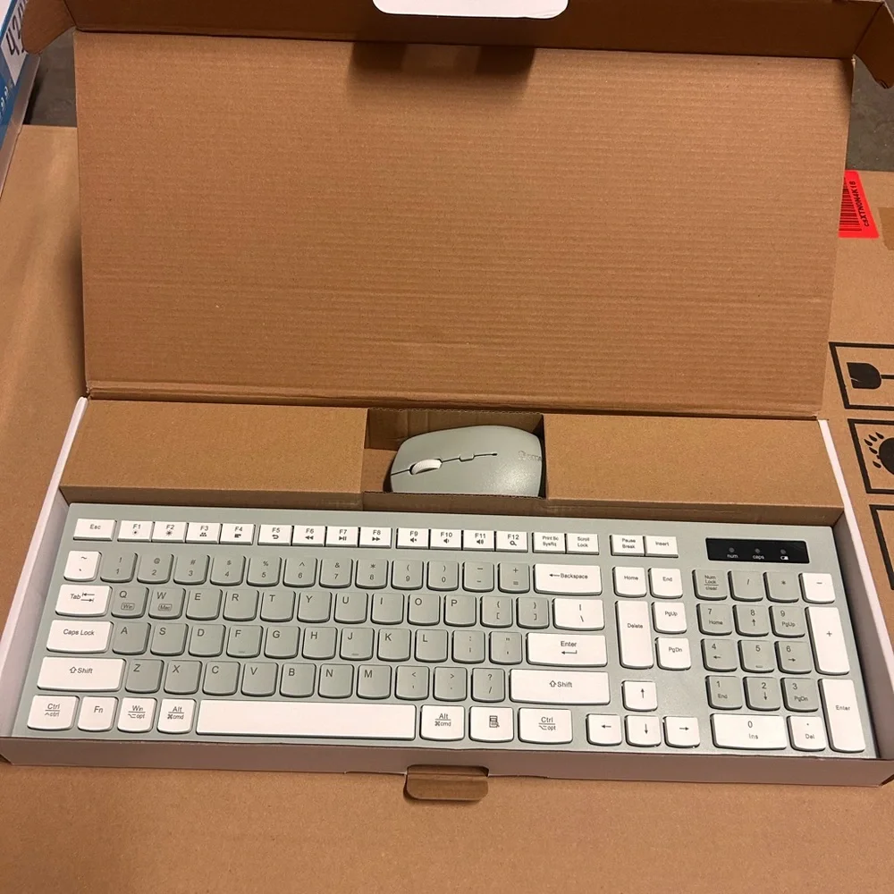 Wireless Keyboard and Mouse Combo, Full-Sized Wireless